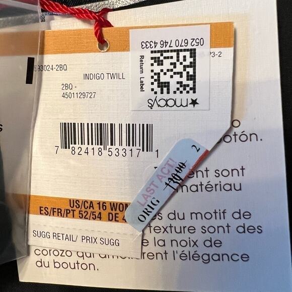 ANN KLEIN WOMENS JACKET SIZE 16W NWT - Picture 4 of 5